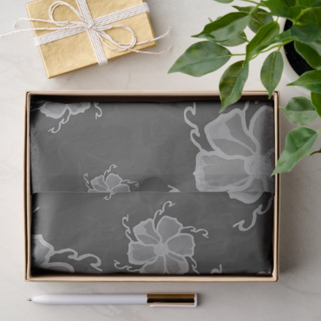 Papel de seda monocromo FTF en escala de grises os (Regalo )