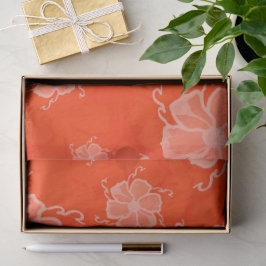 Papel de seda monocromo FTF en naranja