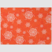 Papel de seda monocromo FTF en naranja