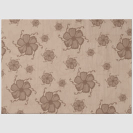Papel de seda monocromo FTF en tonos terrosos
