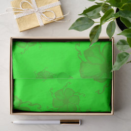 Papel de seda monocromo FTF en verde