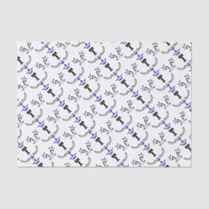 Papel De Seda Monograma de la corona 'T'