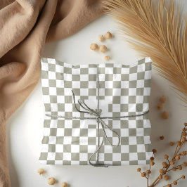 Papel De Seda Monograma de Personalizado de patrones retro moder