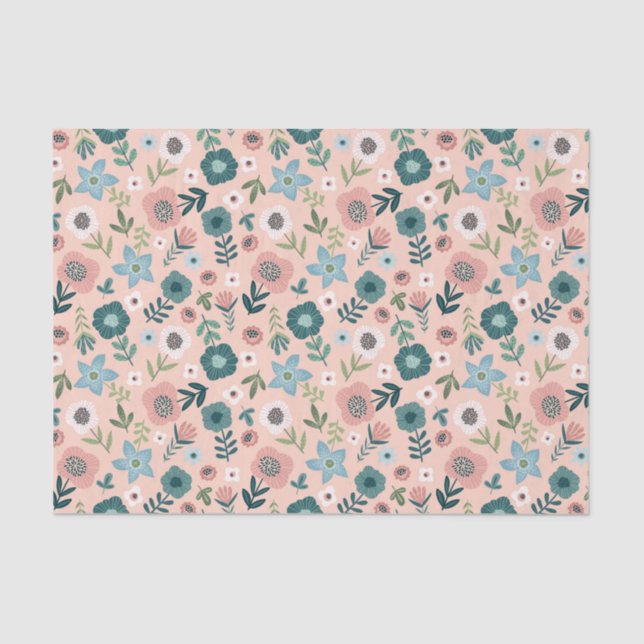 Papel De Seda monogramado, nombre, (Anverso)