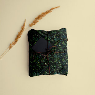 Papel De Seda Monstera Botánico Tropical Verde Jungla 