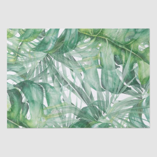 Papel De Seda Monstera deja Tropical (Anverso)