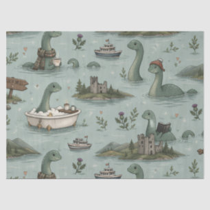 Papel De Seda Monstruo del Lago Ness 