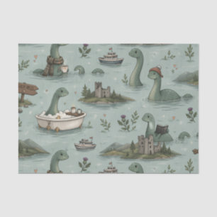 Papel De Seda Monstruo del lago Ness