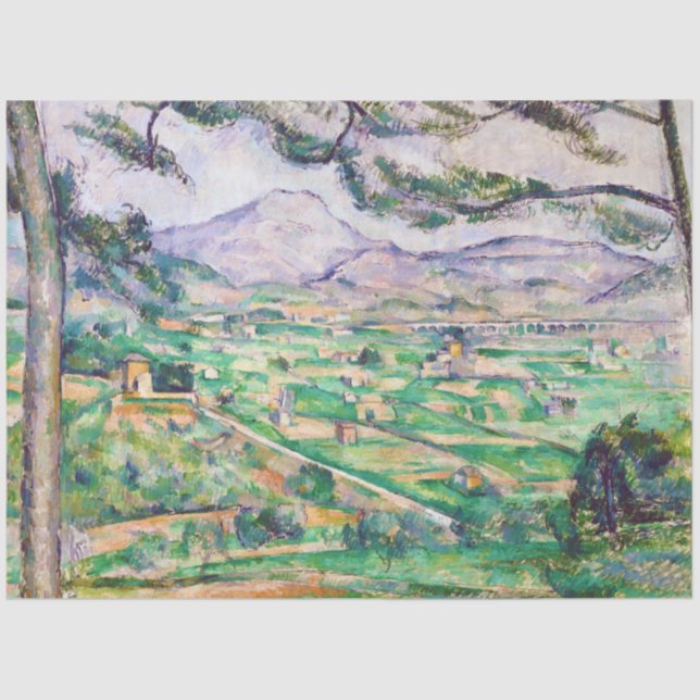 Papel De Seda Mont Sainte-Victoire, Paul Cezanne (Anverso)