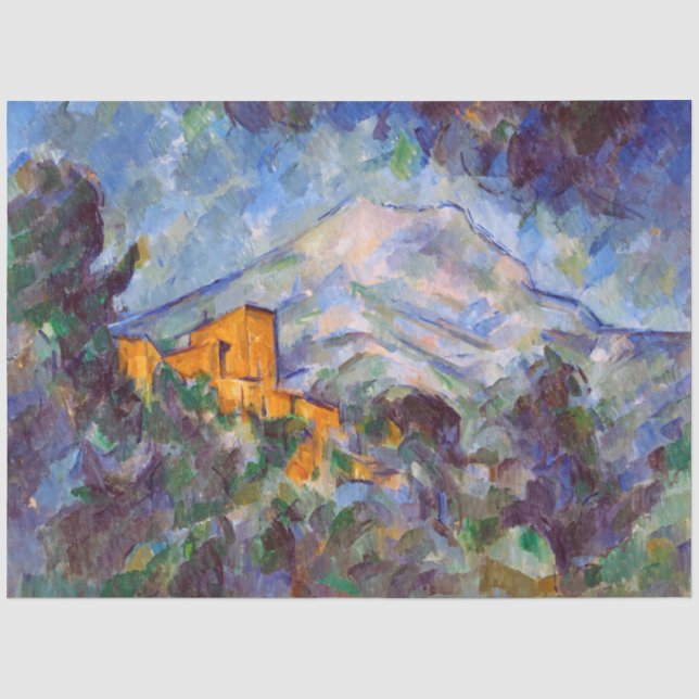 Papel De Seda Mont Sainte-Victoire, Paul Cezanne (Anverso)