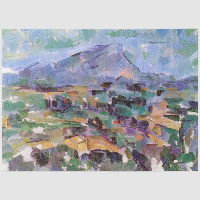 Papel De Seda Mont Sainte-Victoire, Paul Cezanne (Anverso)