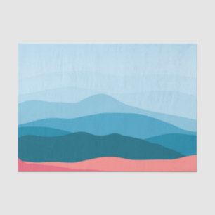 Papel De Seda Montajes modernos abstractos Pastel Blue Pink
