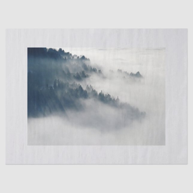 Papel De Seda Montaña de niebla etérea (Anverso)