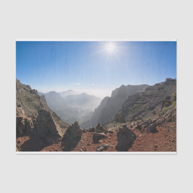 Papel De Seda Montañas de La Palma (Anverso)
