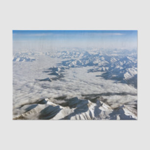 Papel De Seda montañas del Himalaya bajo las nubes - Tíbet