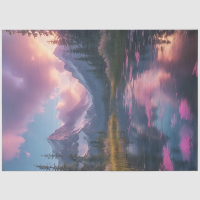 Papel De Seda Montañas místicas (Anverso)