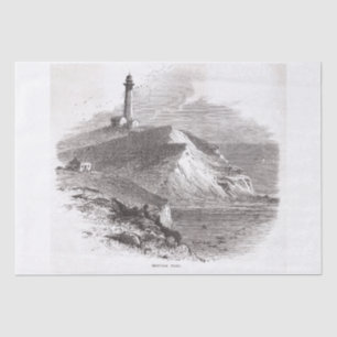 Papel De Seda Montauk Point Lighthouse Hamptons Long Island NY