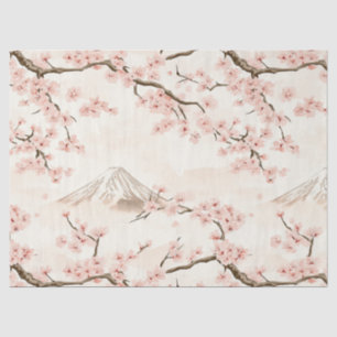 Papel De Seda Monte Fuji con Flores de Cerezo – Japonés (3)