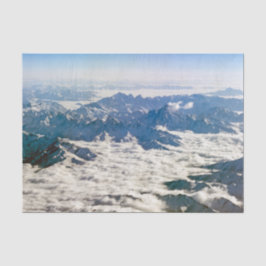 Papel De Seda Montes de Himalaya bajo las nubes - Tíbet