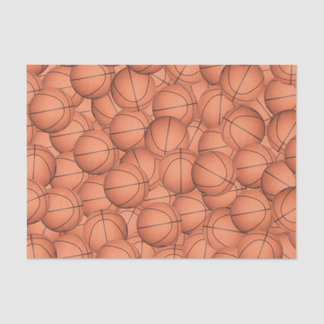 Papel De Seda Montones de baloncesto (Anverso)