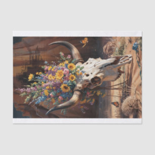 Papel De Seda Monumento a la flor del desierto, calavera de Long