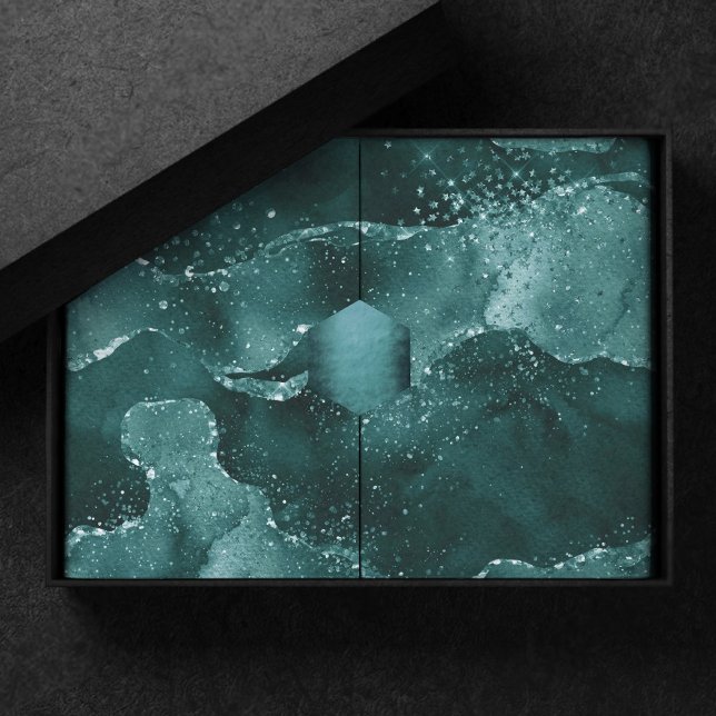 Papel De Seda Moody Agate | Tono de joyas rico en malaquita verd (Subido por el creador)