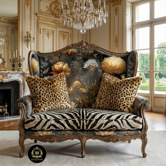 Papel De Seda Moody Gold Botanical Seamless Decoupage (Subido por el creador)