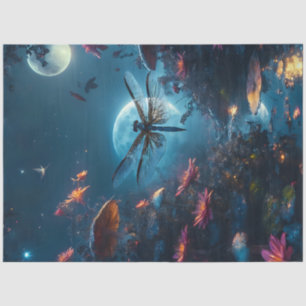 Papel De Seda Moon Dragonfly
