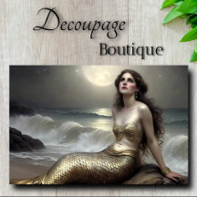 Moonlit Gold Mermaid Gazoupage
