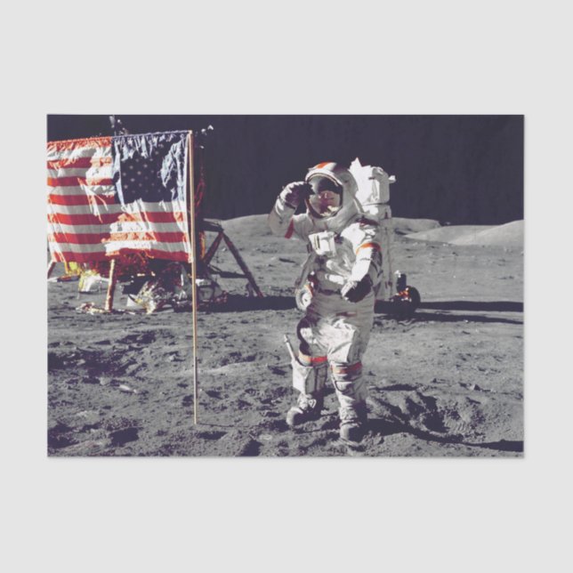 Papel De Seda Moonwalk Apollo 17 (Anverso)