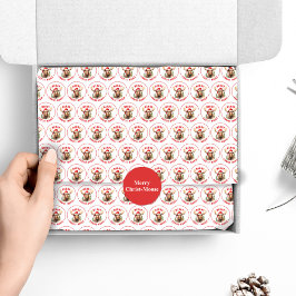 Papel De Seda Moose, Navidades divertidos y divertidos de Feliz 