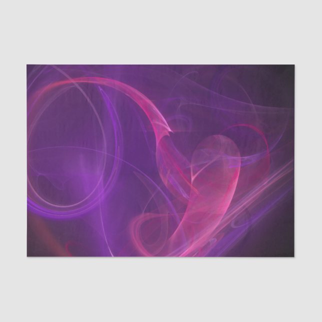 Papel De Seda Morado brumoso (Anverso)