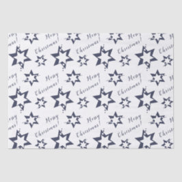 Papel De Seda Morado Stary - Feliz Personalizable navideño