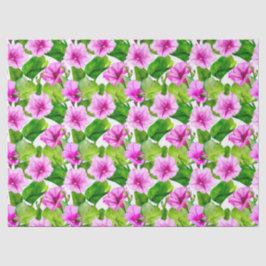 Papel De Seda Morning Glory Floral Pattern