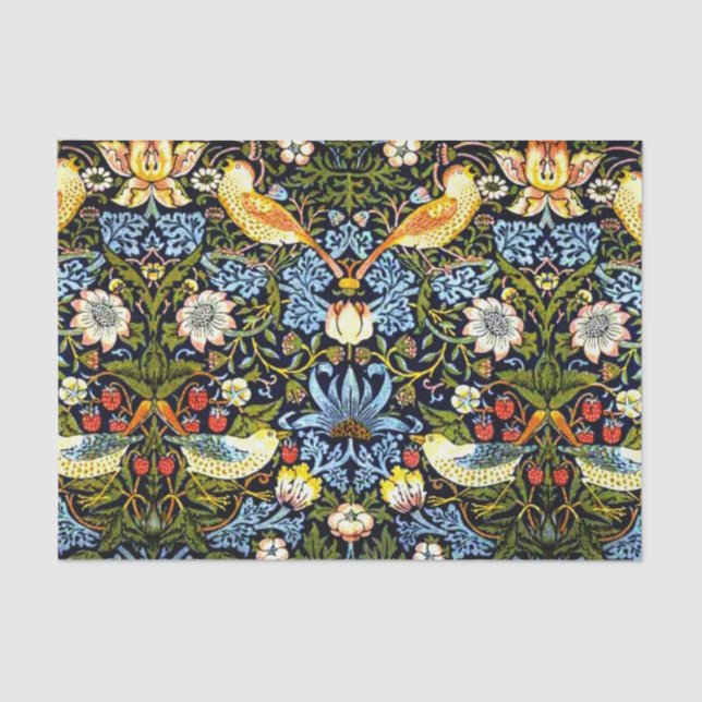 Papel De Seda Morris - Ladrón de fresa (Anverso)