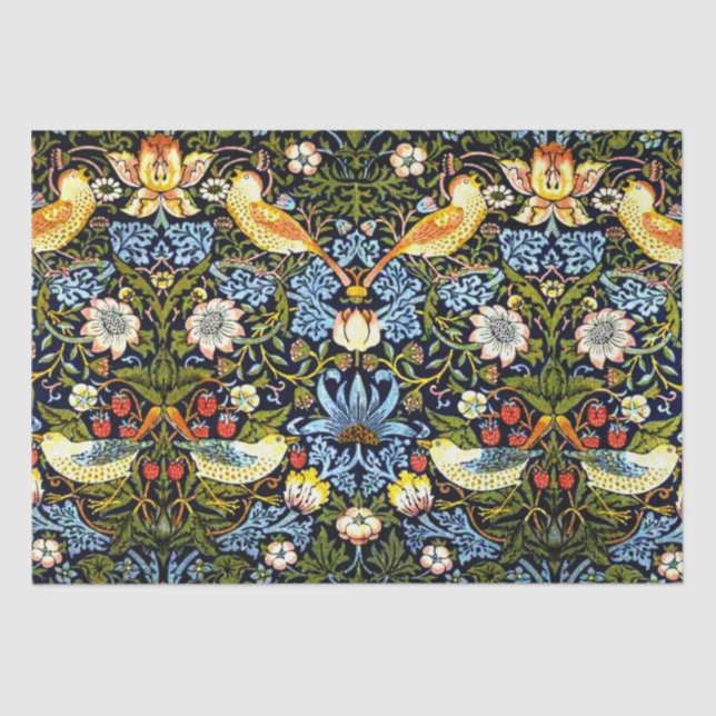 Papel De Seda Morris - Ladrón de fresa (Anverso)