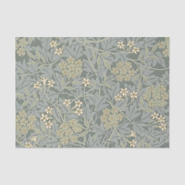 Papel De Seda Morris Vine & Jasmine Garden Flor Clásica (Anverso)