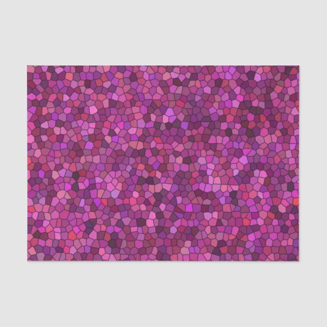 Papel De Seda Mosaic Pink (Anverso)