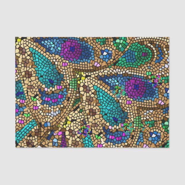 Papel De Seda Mosaico (Anverso)