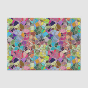 Papel De Seda Mosaico 15A