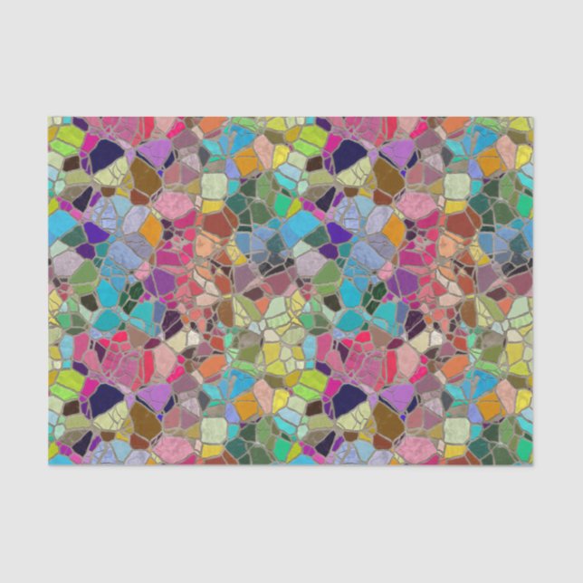 Papel De Seda Mosaico 15A (Anverso)