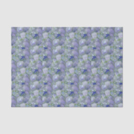 Papel De Seda Mosaico de vidrio marino en acuarela azul