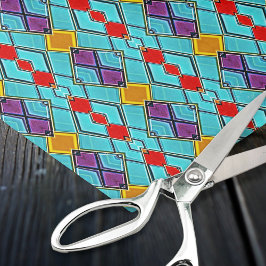 Papel De Seda Mosaico de vidrio pintado moderno - Artesanías mas