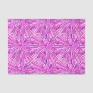 Papel De Seda Mosaico geométrico moderno, violeta y orquídea