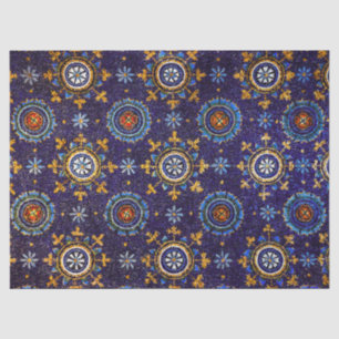 PAPEL DE SEDA MOSAICOS DE RAVENNA BYZANTINE, ESTRELLAS, ESTAR AZ