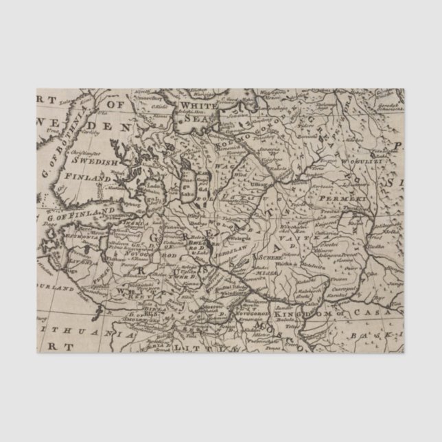 Papel De Seda Moscovy, Rusia (Anverso)