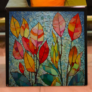 Papel De Seda Mosiac Autumn Leaves Decoupage