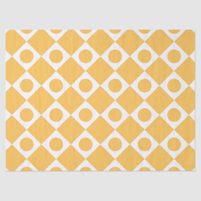 Papel De Seda Mostaza de Mod Retro 60 (Anverso)