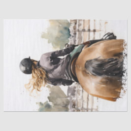 Papel De Seda Mostrar la desconexión de caballos que saltan