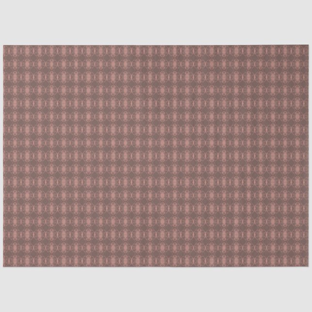 Papel De Seda  motif géométrique abstrait marron (Anverso)